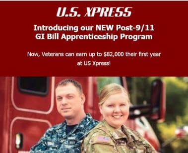 US Express Veterans Hiring Program 2-2017