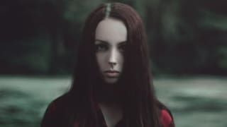 haunting look girl