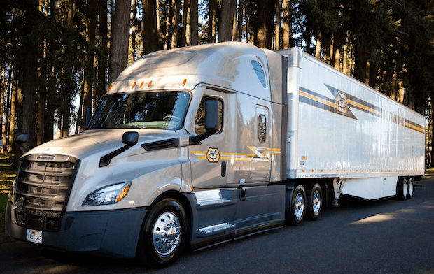 May Trucking Jobs A truck and driver on the road for one of the many May Trucking jobs available